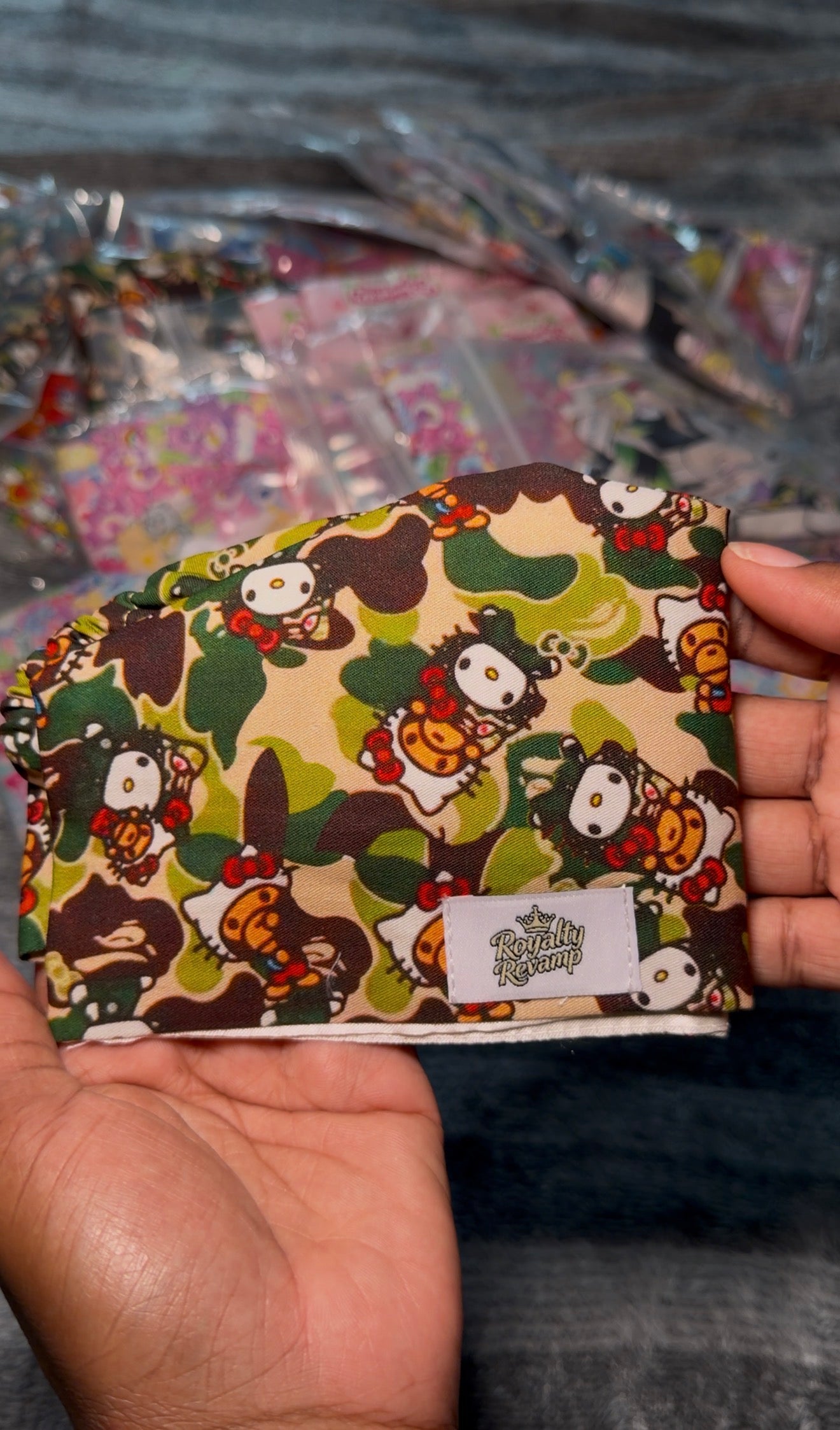 Jungle Kitty Scrub Cap